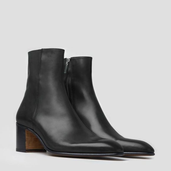 Size 44 Alessandro Vasini Jaun 60mm Black - Picture 4 of 5